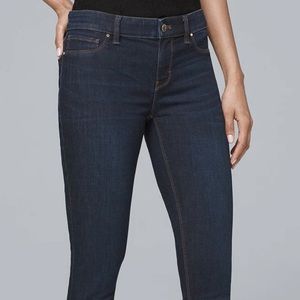 White House Black Market Jean jeggings mid rise 6